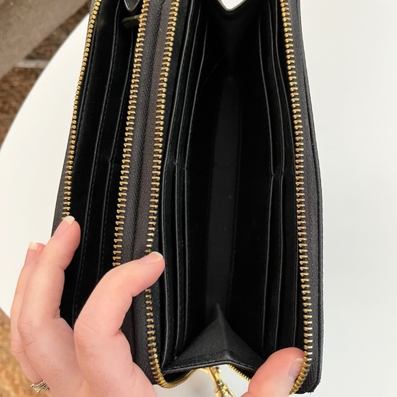 A New Day Brand Black Double-Zip Wallet - Picture 4 of 6